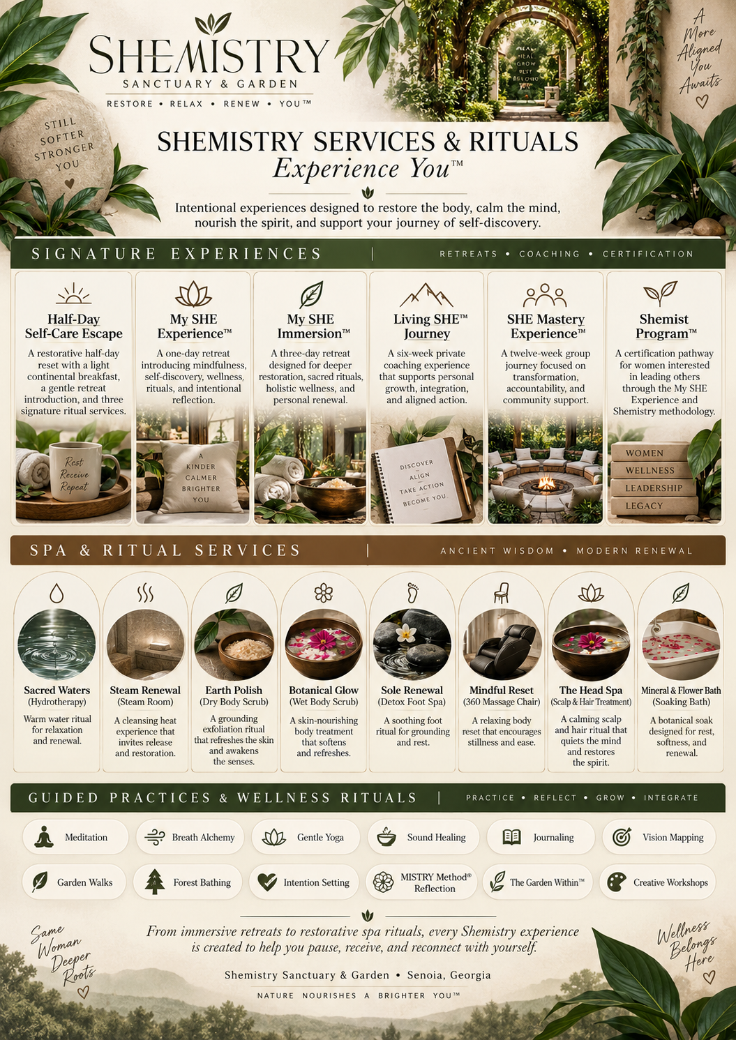 Full Day Retreat at Shemistry Sanctuary